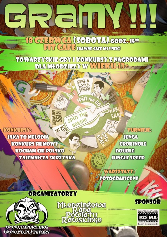 Gramy !!! 18 czerwca 2016 Gramy !!! 18 czerwca 2016