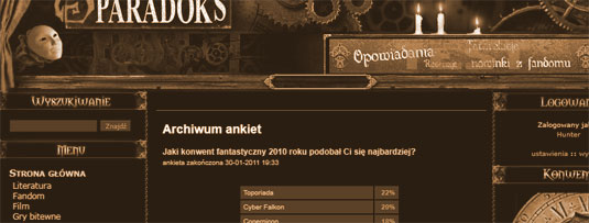 Toporiada najlepszym konwentem 2010 roku! Toporiada najlepszym konwentem 2010 roku!
