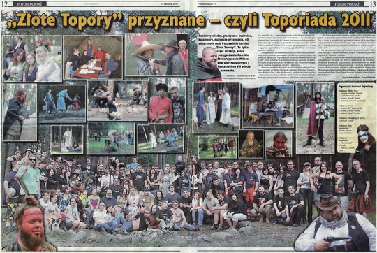 "Złote Topory" przyznane - czyli Toporiada 2011