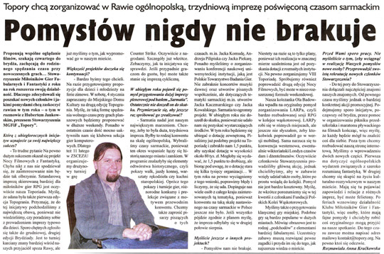 Pomysł&oacute;w nigdy nie brakuje