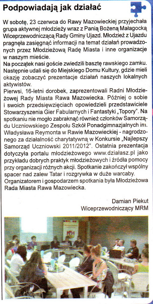 Podpowiadają jak działać